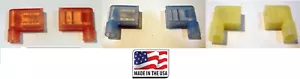 (60) 22-18 16-14 12-10 NYLON WEIBLICHE FLAGGE RECHTER WINKEL UL (20 EA) HERGESTELLT IN USA - Bild 1 von 1