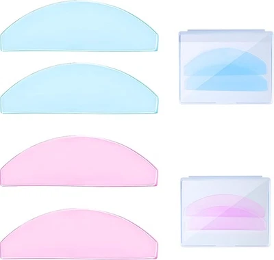 INFINITY & BREATHE Lash Lift Pads, 4pcs Lash Lift Shields Flat, Self Adhesive Perming Step Eyelash