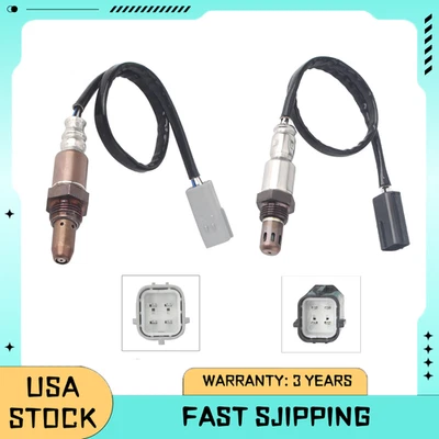 For 2008 2009 2010 Nissan Rogue 2.5L L4 2x Upstream+Downstream Oxygen O2 Sensor Foto 1 de 4