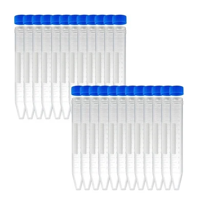 Conical Centrifuge Tubes 15ML, 100 Pcs Sterile Plastic Test Tubes with2203 - Image 1 of 4