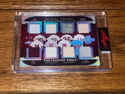 Parche Leaf Spectacular Franchise 2025 usado en el juego Phillies Schmidt Rose 8/25 Salón de la fama Foto 1 de 3