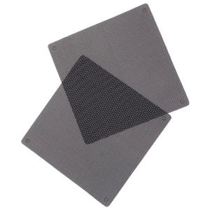 2 Stück PVC Staubdichter Filter Quadratisches Computernetz Staubdichte - Photo 1/12