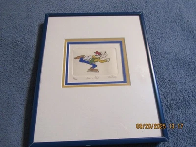 Grabado de patinaje Sowa & Reiser Goofy Disney LE 90/500 enmarcado profesionalmente Foto 1 de 4