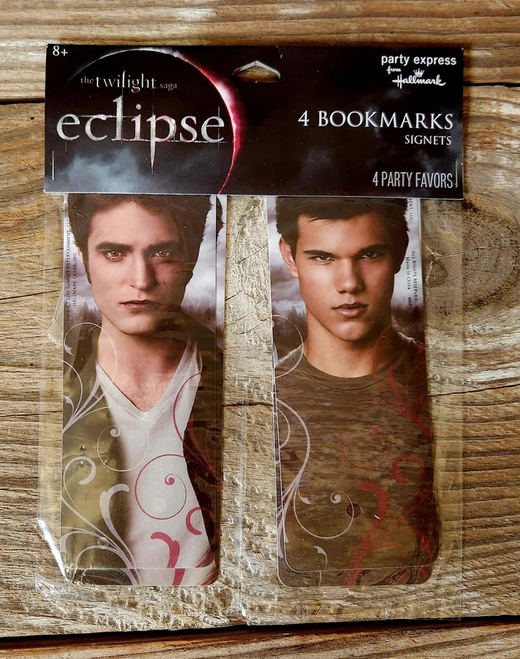 The Twilight Saga Eclipse Book Marks 2010 Edward Jacob Hallmark (4) Nuevo  Foto 1 de 4