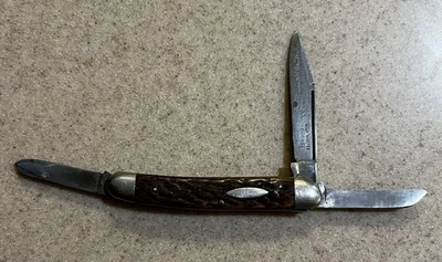 Rolf Walter Buchel solingen Germany hammered forged folding pocket jackknife old - Image 1 of 4