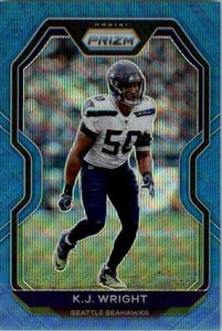 2020 Panini Prizm Prizms Blue Wave #297 K.J. Wright /199 - FB - Picture 1 of 2
