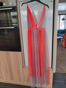 Maxi Boho Rainbow Chiffon Dress Beach/Summer/Party/Wedding - size 2XL (16-18) - Picture 1 of 15