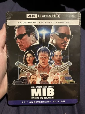 Men in Black 25th Anniversary Steelbook 4K UHD Blu-ray DOLBY VISION NEW - Image 1 of 4