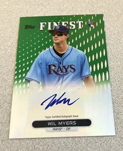 2013 Topps Finest RC Auto Green Refractor #RA-WM Wil Myers Rays /125 See Note - Picture 1 of 3