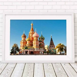MOSCOW - St Basils Cathedral Poster Picture Print Size A5 to A0 **FREE DELIVERY* - Picture 1 of 14