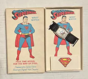 SUPERMAN Wrist Watch Limited Edition DC Comics Warner Bros Exclusive MINT in BOX - Picture 1 of 5