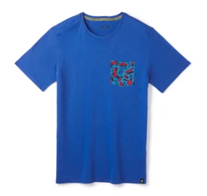 CAMISETA SMARTWOOL MERINO 150 BOLSILLO HOMBRE NUEVA CON ETIQUETAS $85 L Azul Alpino Claro - Imagen 1 de 3
