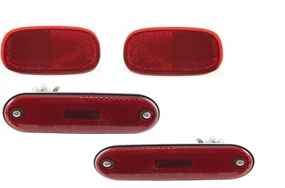 FIT TOYOTA RAV4 1996-2000 REAR BUMPER REFLECTOR SIDE MARKER SIGNAL LIGHTS 4PC - Image 1 of 4