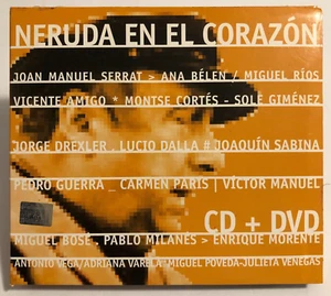 NERUDA EN EL CORAZON, FEAT, ANA BELEN, 2004 MEXICAN CD ALBUM + DVD, DIGIPAK - Picture 1 of 3