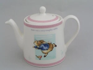 WEDGWOOD BEATRIX POTTER PETER RABBIT SMALL TEAPOT, NEW. - Picture 1 of 3