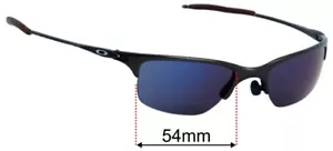 Lentes de repuesto para gafas de sol SFx se adaptan a Oakley medio cable 1,0 - 54 mm de ancho x 33 mm de valle - Imagen 1 de 4