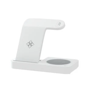 Devanti 4-in-1 Wireless Charger Station Fast Charging for Phone White - Picture 1 of 7