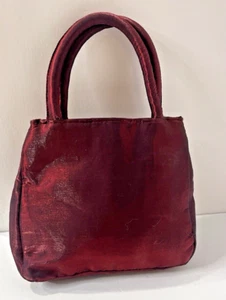 Bolso de Noche Pequeño Rubí Iridiscente De Colección Años 90 - Imagen 1 de 5