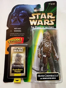 Star Wars POTF HOTH CHEWBACCA Action Figure w/Bowcaster Rifle & Flashback Photo - Picture 1 of 2