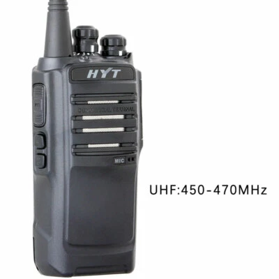 Radio walkie talkie bidireccional portátil HYT TC-500S 450-470MHZ UHF 4W 16CH Foto 1 de 4