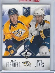 2012-13 Limited Rookie Redemption #16 Filip Forsberg/Seth Jones 389/499 - Bild 1 von 2