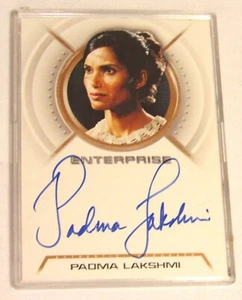 AUTÓGRAFO STAR TREK ENTERPRISE TEMPORADA 2 A22 PADMA LAKSHMI COMO KAITAAMA - Imagen 1 de 6