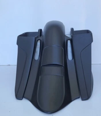 7" Stretched Extended Saddlebags & Rear Fender For Harley Touring CVO 2009-2023 - Image 1 of 4