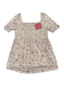 NWT! Isabel Maternity Smock Floral Top/Shirt - Size Large - Picture 1 of 7