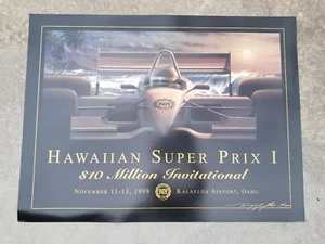 Kenny Youngblood Signed Hawaiian Super Prix I Poster / Lithograph Only 100 Made - Picture 1 of 4