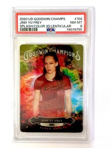 2020 Upper Deck Goodwin Champions JINH YU FREY #104 - UFC - 3D Lenticular PSA-8