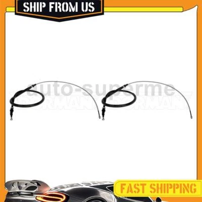 Juego de cables de freno de estacionamiento traseros 2x para Volkswagen Golf 2006 2,0 L estándar Foto 1 de 4