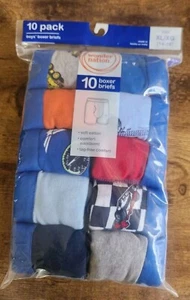 Wonder Nation Boys Soft Cotton Boxer Briefs, 10-Pack Size XL 14-16 - Picture 1 of 4