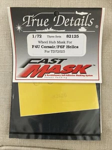 True Details 1/72 Scale Wheel Hub Mask F4U Corsair/F6F Hellcat No. 82125 - Picture 1 of 2
