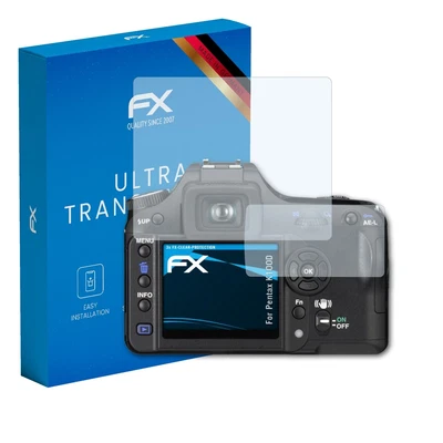 atFoliX 3x Screen Protection Film for Pentax K100D Screen Protector clear - Image 1 of 4