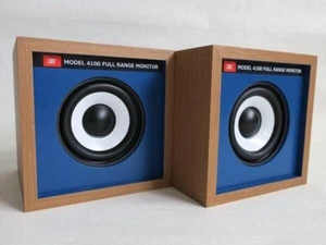 Cube sealed speaker 3-inch full range high quality wood grain style homemade - Picture 1 of 10