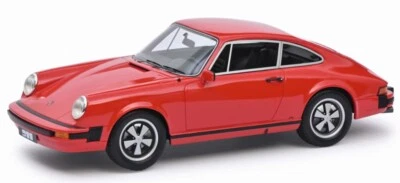 MODELLINO AUTO STATICO PORSCHE 911 COUPE' ROSSO PRO RESINA MODELLISMO SCALA 1:18 - Immagine 1 di 4