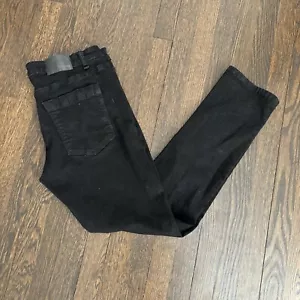 Hudson and Barrow Slim Stretch Black Jeans Mens 36x32 - Picture 1 of 10
