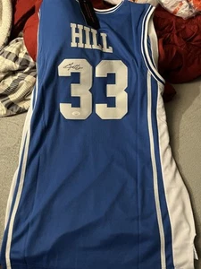 Grant Hill Duke Blue Devils Signed Autographed Jersey 91-92 Champs JSA COA HOF - Picture 1 of 4