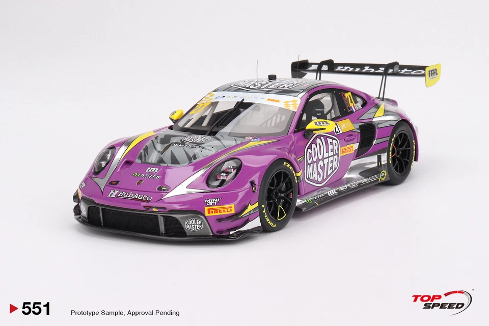 1/18 PORSCHE 911 GT3 R NO.27 HUBAUTO RACING 2023 FIA GT WORLD CUP 70TH MACAU GP - Image 1 of 1