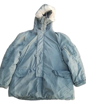 Vtg Extreme Cold Weather Parka Jacket N-3B Air Force USAF Vietnam MIL-J-6279H L - Image 1 of 4