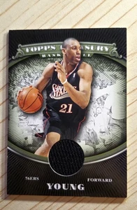 Thaddeus Young 2008-09 Topps Treasury Game Jersey Relic Card #TTR-TY - Picture 1 of 2
