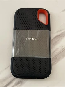 NEW* SanDisk 1TB Extreme External Solid State Drive Black - SDSSDE81-1T00 - Photo 1/3