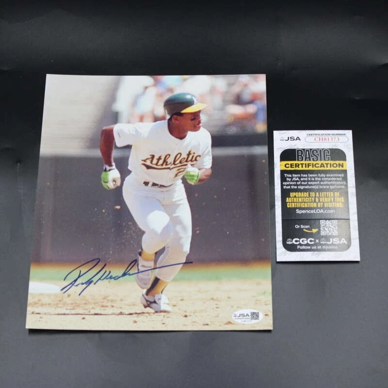 Rickey Henderson MLB Original Autographed Photos for sale | eBay