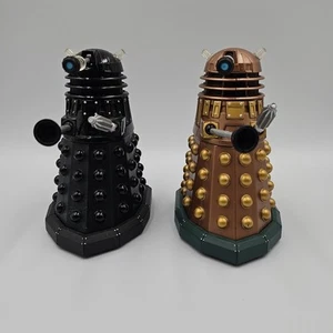 Doctor Who Dalek Thay Damaged Figure Series 3 & Full Black Dalek Lot In EUC - Picture 1 of 8