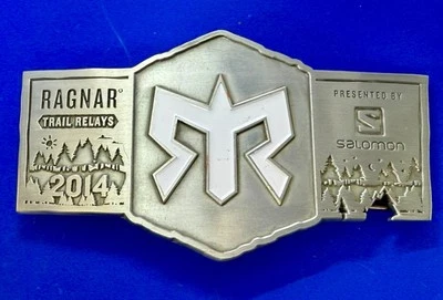 Ragnar Trail Relays 2014 presentado por S Salomon hebilla de cinturón vintage Foto 1 de 4