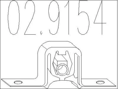 BUTéE éLASTIQUE (SILENCIEUX) MINI MINI COOPER,ONE,MINI DéCAPOTABLE COOPER - Photo 1/2