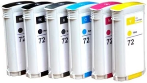 6PK 72XL Ink Cartridges Replacement for HP 72 ink T610 T620 T770 T790 T110 130ml - Picture 1 of 4