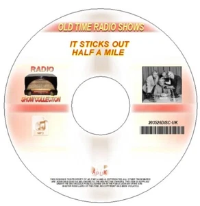IT STICKS OUT HALF A MILE OLD TIME RADIO SHOWS OTR MP3 AUDIO FILES ON mp3 CD - Picture 1 of 2