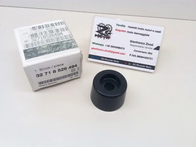 32718526494 Nuovo Originale BMW R1200GS contrappeso manubrio COUNTERWEIGHT - Immagine 1 di 2