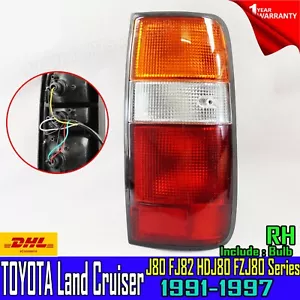 1992-97 Toyota Land Cruiser Fj80 Fj82 Fzj80 Tail Lamp Light Right Off Side to ZA - Picture 1 of 12